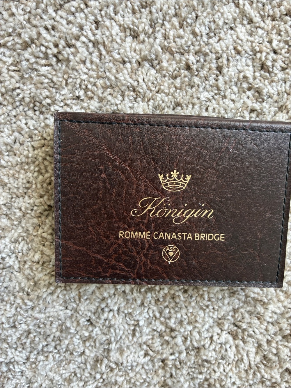 Brown Leather Card Holder